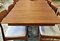 Danish Dining Table in Walnut with 4 Pull-Out Tops 5