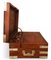 Georgische Schreibbox aus Messing mit rotem Leder von Royal Warrant Maker Tompson, 1830er, 19. Jh 5