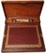 Georgische Schreibbox aus Messing mit rotem Leder von Royal Warrant Maker Tompson, 1830er, 19. Jh 7