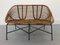 Banc Mid-Century en Rotin, 1960s 11