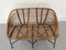 Banc Mid-Century en Rotin, 1960s 7