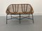 Mid-Century Bank aus Rattan, 1960er 14