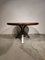 Round Dining Table in Metal & Wood 1