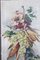 Composición modernista con flores y frutas, años 10, óleo sobre lienzo, enmarcado. Juego de 2, Imagen 4
