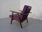 Model GE-240 Armchair and Ottoman by Hans J. Wegner for Getama, 1950s, Set of 2, Image 15