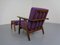 Model GE-240 Armchair and Ottoman by Hans J. Wegner for Getama, 1950s, Set of 2 8