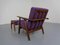 Model GE-240 Armchair and Ottoman by Hans J. Wegner for Getama, 1950s, Set of 2, Image 8