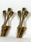 Mid-Century Modern Italian Brass Sconces from Lumi Milano, 1960s, Set of 2, Image 2