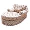 Vintage Spanish Sofa Daybed in Cotton 3