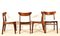 Danish Chairs in Teak by Schiønning & Elgaard, Set of 4, Image 1