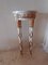 Antique Italian Pedestal Table with Marble Top and Gilt Carved Wood, Image 9