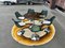 Set da pranzo con sedie e tavolo di SA Ranger, anni '60, set di 6, Immagine 3