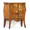 Antique French Marquetry Chest of Drawers in Kingwood and Walnut, Image 5