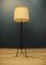Lámpara de pie danesa de metalistería, años 40, Imagen 3