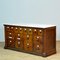 Apothecary Chest of Drawers with Marble Top, 1930s 2