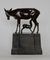 Art Deco Doe and Fawn Sculpture, Germany, 1930s, Bronze, Image 4