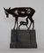 Sculpture de Biche et Faon Art Déco, Allemagne, 1930s, Bronze 4