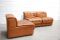 Swiss Modular DS-11 Cognac Leather Sofa from De Sede, 1985 31