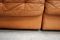 Swiss Modular DS-11 Cognac Leather Sofa from De Sede, 1985 13