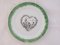 Flowers Heart Dessert Plates by Lithian Ricci, Set of 2, Image 1