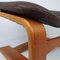 Teak and Leather Footstool from Skipper Mobler, 1970s, Image 7