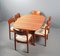 Danish Dining Table and Teak Chairs by Niels Koefoed for Koefoed Hornslet & Glostrup, Set of 7 10