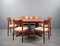 Danish Dining Table and Teak Chairs by Niels Koefoed for Koefoed Hornslet & Glostrup, Set of 7 4