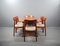 Danish Dining Table and Teak Chairs by Niels Koefoed for Koefoed Hornslet & Glostrup, Set of 7 6