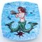 Siren Dessert Plates by Lithian Ricci, Set of 2 1