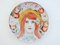 Hand-Painted Porcelain St. Dorotea Plate by Lithian Ricci 1
