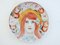 Hand-Painted Porcelain St. Dorotea Plate by Lithian Ricci, Image 1