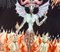 Piatto The Devil in porcellana dipinta a mano di Lithian Ricci, Immagine 2