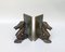 Fermalibri a forma di cavalluccio marino in bronzo, anni '50, set di 2, Immagine 3