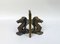 Fermalibri a forma di cavalluccio marino in bronzo, anni '50, set di 2, Immagine 1