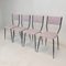 Italian Metal Dining Chairs, 1960s, Set of 4 5