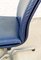 Swiss Executive Desk Chair in Ocean Blue Leather from Sitag, 1970s, Image 6