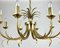Gilt Brass Chandelier from S.A. Boulanger in the style of Maison Bagues, 1970s, Image 6
