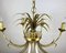 Gilt Brass Chandelier from S.A. Boulanger in the style of Maison Bagues, 1970s, Image 5