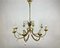 Gilt Brass Chandelier from S.A. Boulanger in the style of Maison Bagues, 1970s, Image 3