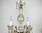 Gilt Metal Frame Crystal Ceiling Lamp, Image 5