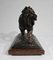 Sculpture de Lion Majestueuse par Edouard Deabrierre, 1900s 4
