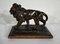 Majestic Lion Sculpture by Edouard Delabrierre, 1900s, Image 1