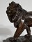Majestätische Löwe Skulptur von Edouard Delabrierre, 1900er 10