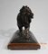 Majestic Lion Sculpture by Edouard Delabrierre, 1900s 7