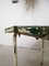 Vintage Industrial Stool in Green and White 7