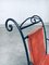 Wrought Iron and Leather Swirl Dining Chairs, Spain, 1960s, Set of 6 17
