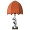 Italian Hand-Painted Porcelain Table Lamp, Image 1