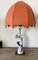 Italian Hand-Painted Porcelain Table Lamp 2