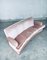 Vintage Velvet Curved Sofa with Fringe, 1950s 8