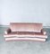 Vintage Velvet Curved Sofa with Fringe, 1950s, Image 17